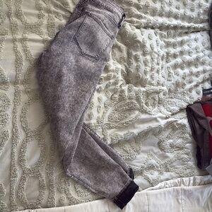 Fashion Nova High Rise Gray Jeans